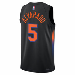 Jos¨¦ Alvarado New York Knicks Jordan Brand Unisex Swingman Jersey - Statement Edition - Black on sale