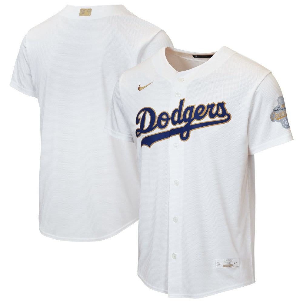 Los Angeles Dodgers Youth 2026 Gold Collection Home Replica Jersey White | Nike