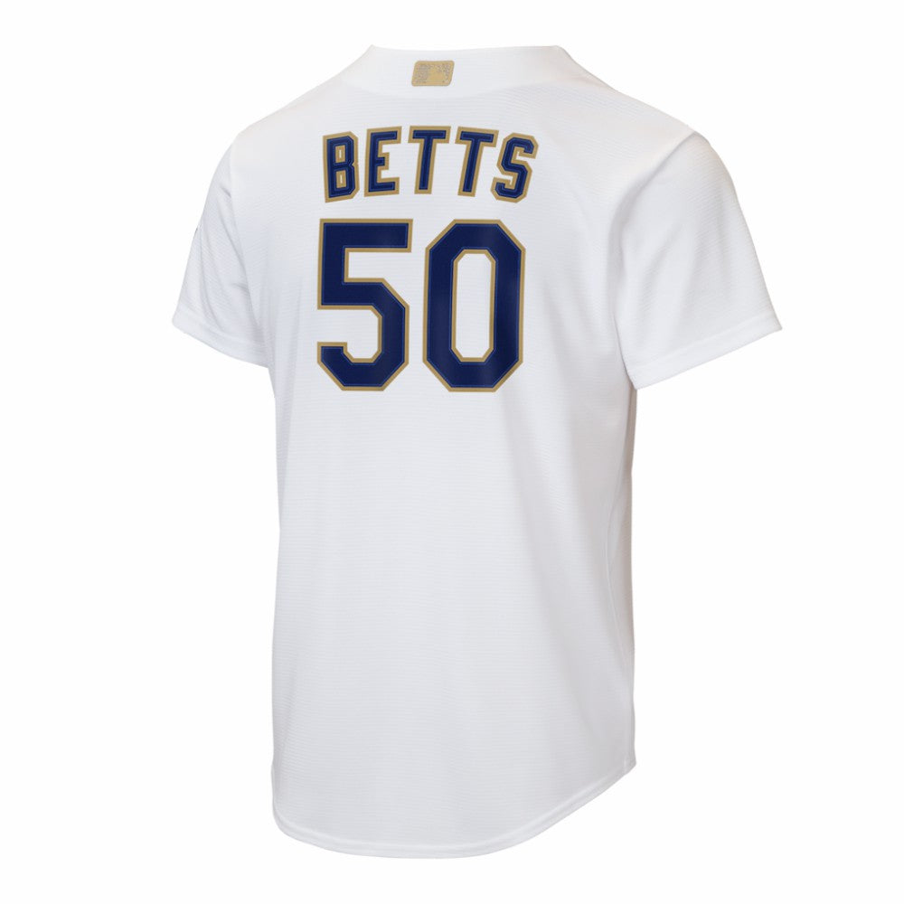 Mookie Betts Los Angeles Dodgers Youth 2026 Gold Collection Home Replica Jersey White | Nike