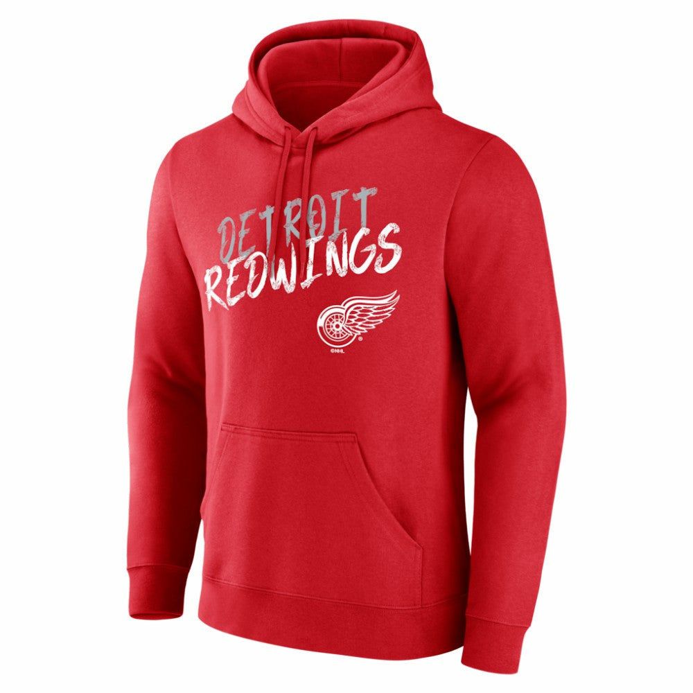 Detroit Red Wings Hustle Personalized Name & Number Hoodie Red