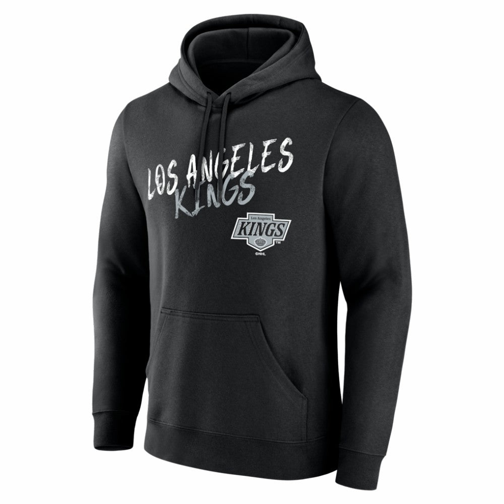 Los Angeles Kings Big & Tall Hustle Personalized Name & Number Hoodie Black
