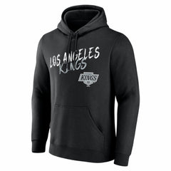 Los Angeles Kings Big & Tall Hustle Personalized Name & Number Hoodie Black