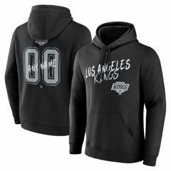 Los Angeles Kings Hustle Personalized Name & Number Hoodie Black