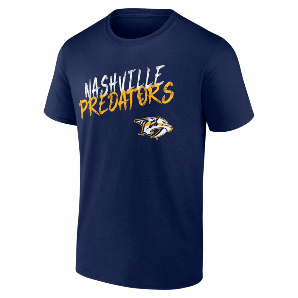 Nashville Predators Hustle Personalized Name & Number T-Shirt Navy