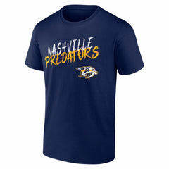 Nashville Predators Hustle Personalized Name & Number T-Shirt Navy