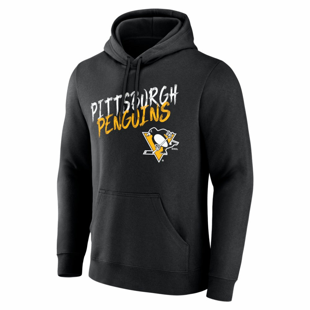 Pittsburgh Penguins Hustle Personalized Name & Number Hoodie Black