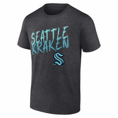 Seattle Kraken Hustle Personalized Name & Number T-Shirt Charcoal