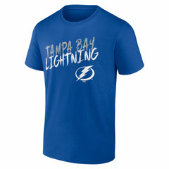 Tampa Bay Lightning Hustle Personalized Name & Number T-Shirt Blue