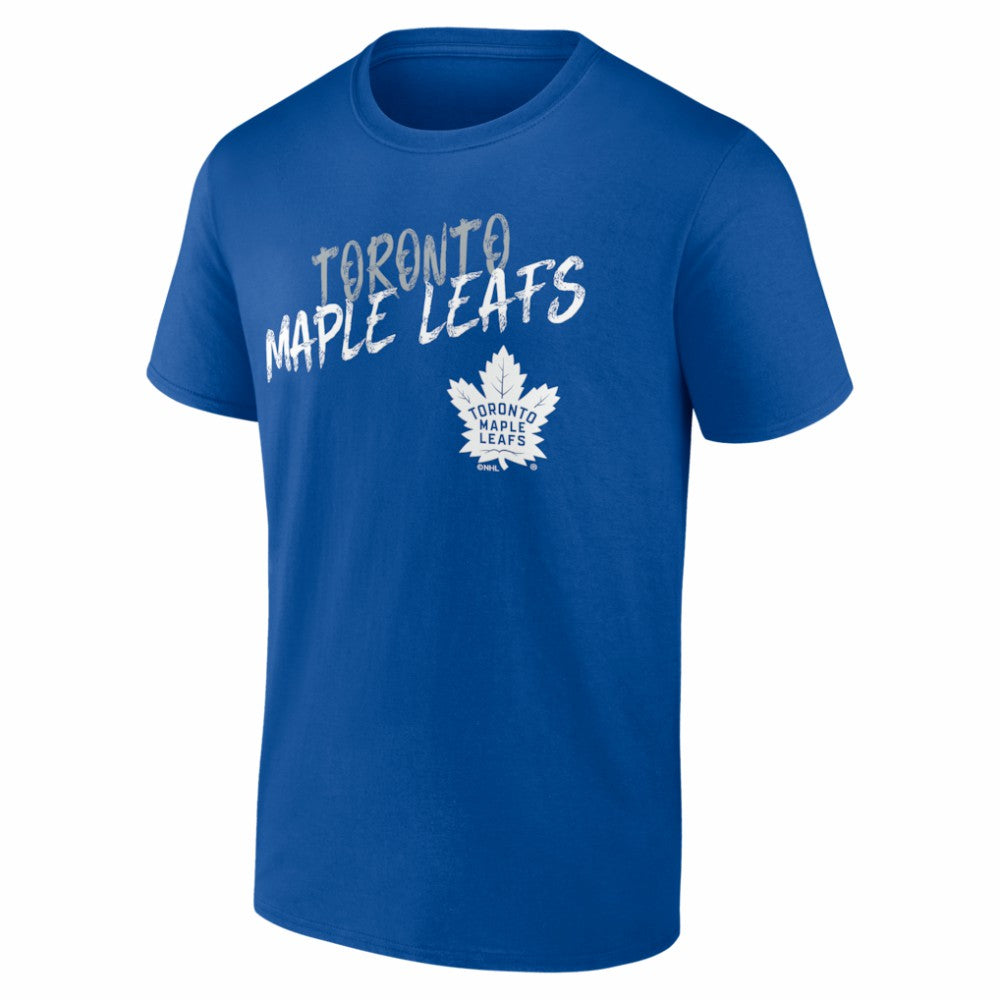 Toronto Maple Leafs Hustle Personalized Name & Number T-Shirt Blue