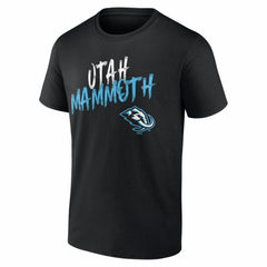 Utah Mammoth Big & Tall Hustle Personalized Name & Number T-Shirt Black