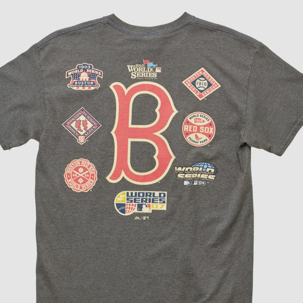 Boston Red Sox Majestic 2000s T-shirt Dark Heather Gray Vintage