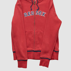 Boston Red Sox 2000s Hooded Full Zip Sweatshirt Red Vintage | Nike