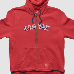 Boston Red Sox 2000s Hooded Full Zip Sweatshirt Red Vintage | Nike