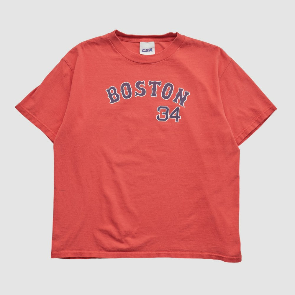 Boston Red Sox CSA 2000s T-shirt Red Vintage