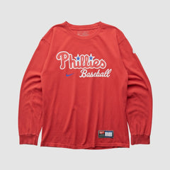 Philadelphia Phillies 2000s Long Sleeve T-shirt Red Vintage | Nike