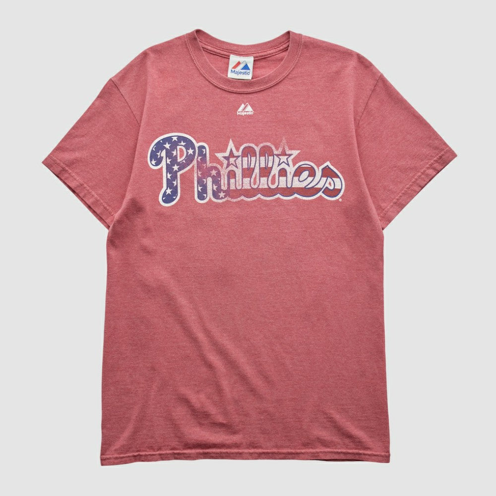 Philadelphia Phillies Majestic 2000s T-shirt Red Vintage