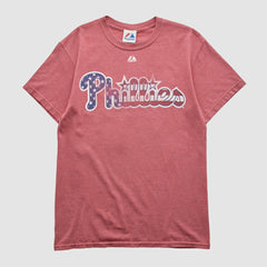 Philadelphia Phillies Majestic 2000s T-shirt Red Vintage