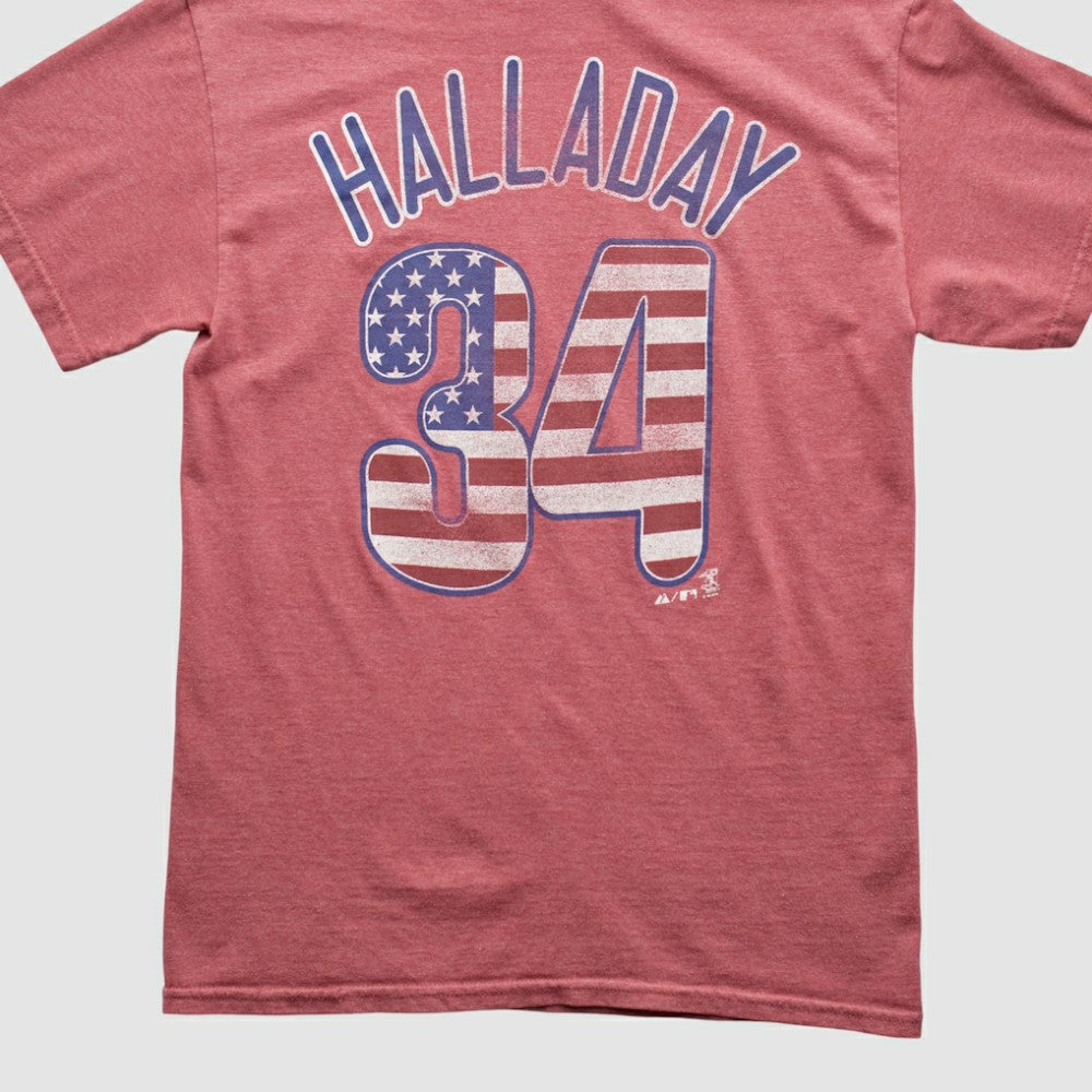 Philadelphia Phillies Majestic 2000s T-shirt Red Vintage