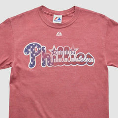Philadelphia Phillies Majestic 2000s T-shirt Red Vintage