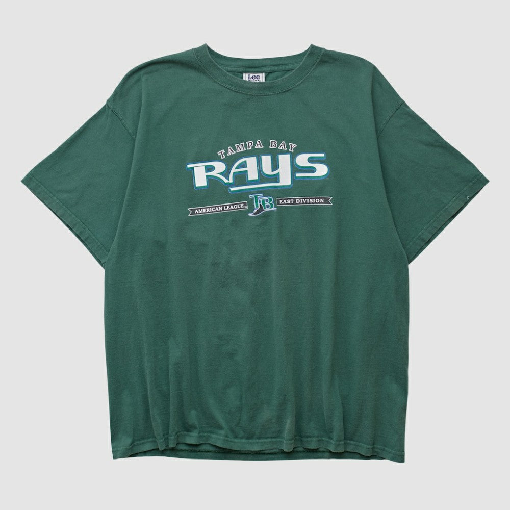 Tampa Bay Rays Lee Sport T-shirt Green Vintage