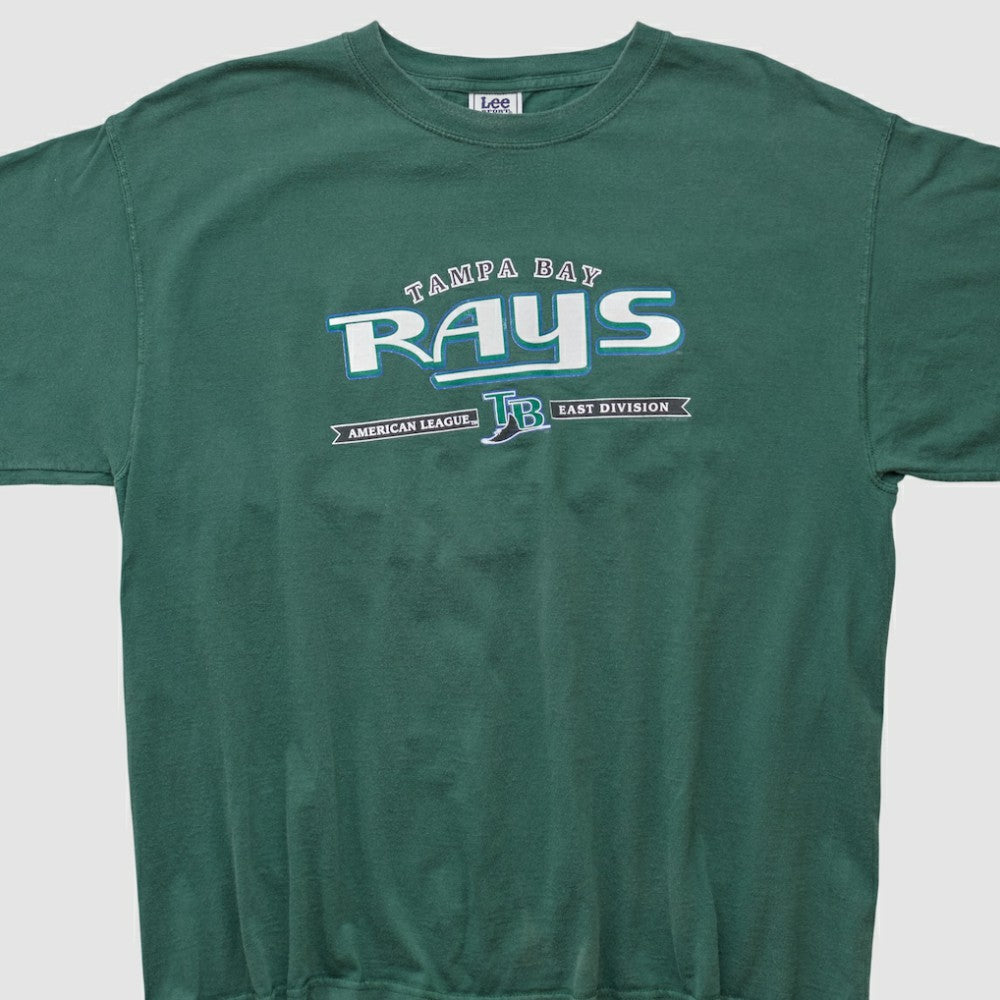 Tampa Bay Rays Lee Sport T-shirt Green Vintage