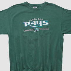 Tampa Bay Rays Lee Sport T-shirt Green Vintage