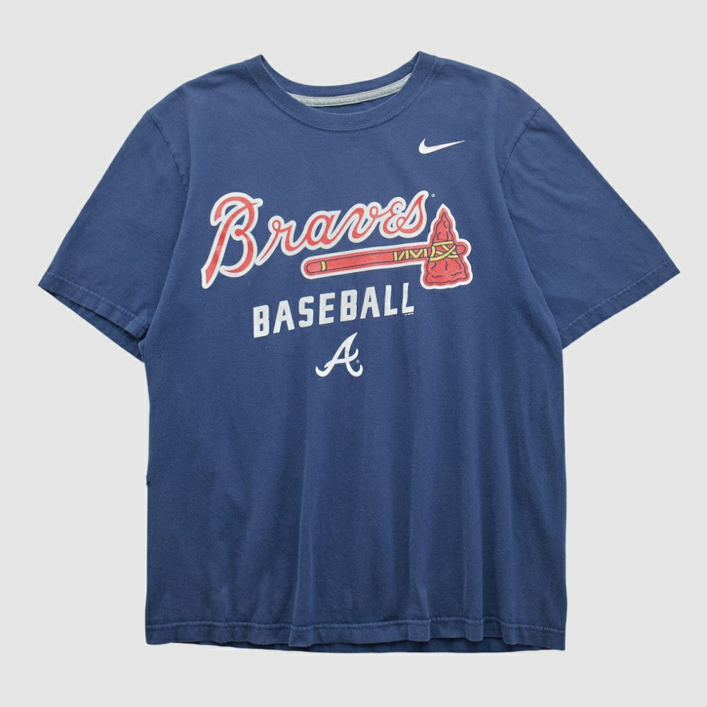 Atlanta Braves 2010s T-shirt Navy Vintage | Nike