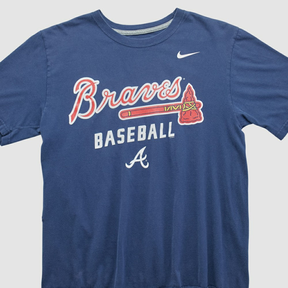 Atlanta Braves 2010s T-shirt Navy Vintage | Nike