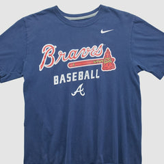 Atlanta Braves 2010s T-shirt Navy Vintage | Nike