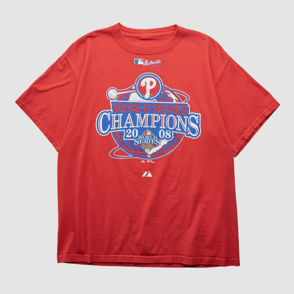 Philadelphia Phillies 2008 T-shirt Red Vintage