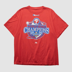 Philadelphia Phillies 2008 T-shirt Red Vintage