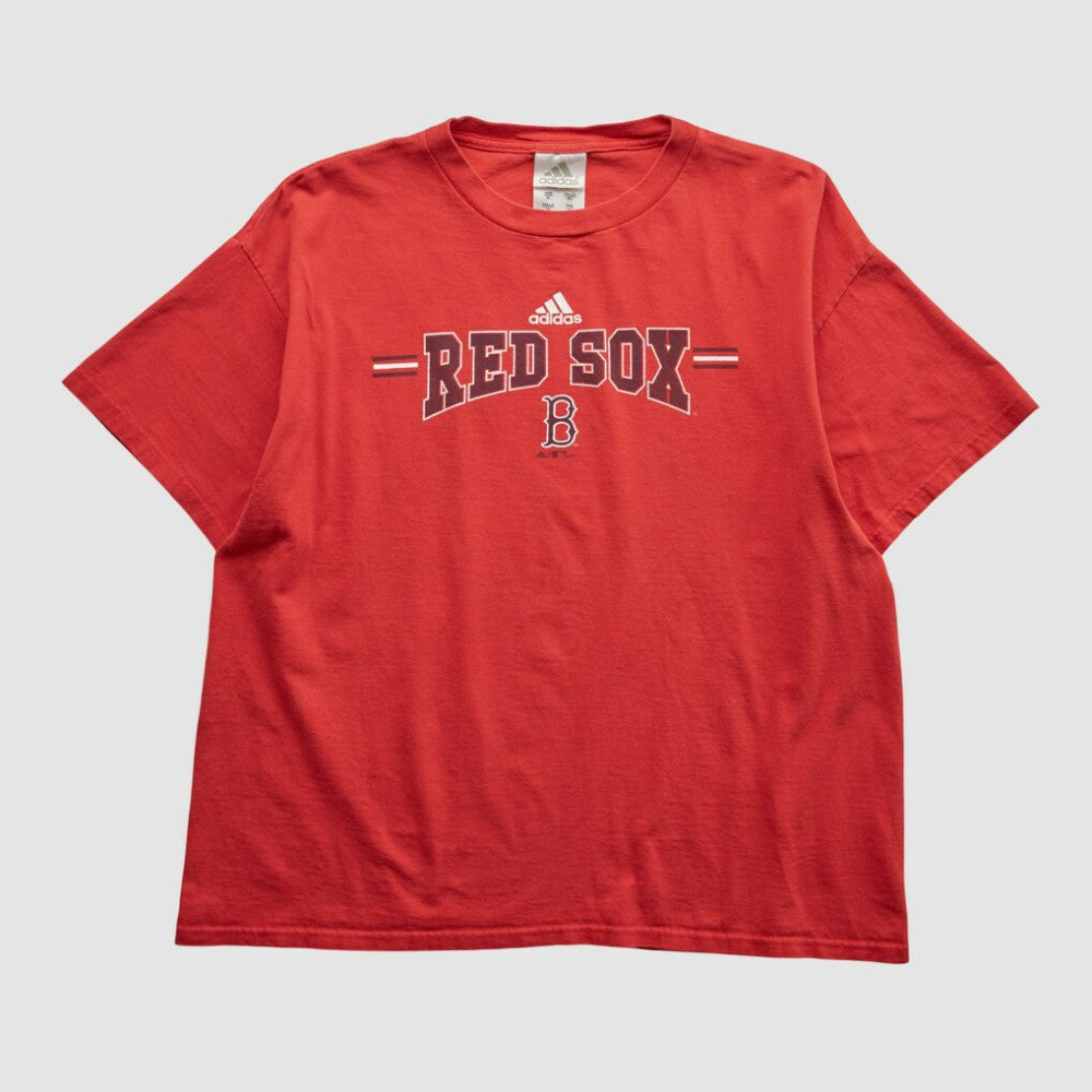 Boston Red Sox Adidas 2000s T-shirt Red Vintage