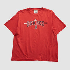 Boston Red Sox Adidas 2000s T-shirt Red Vintage