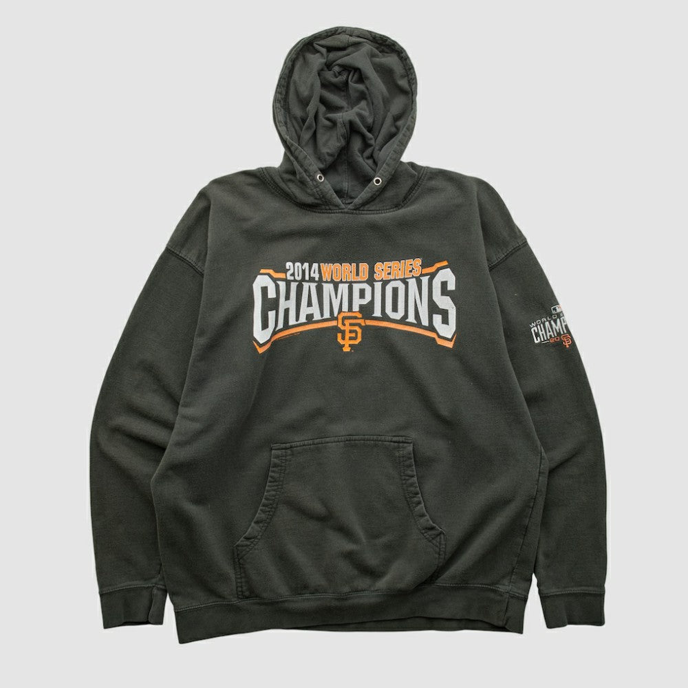 San Francisco Giants Genuine Merchandise 2014 Hooded Pullover Sweatshirt Charcoal Vintage