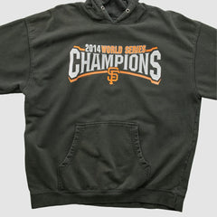 San Francisco Giants Genuine Merchandise 2014 Hooded Pullover Sweatshirt Charcoal Vintage