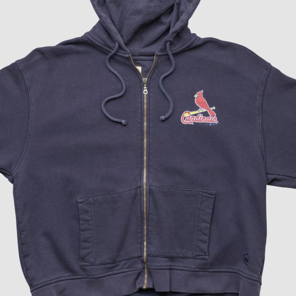 St. Louis Cardinals Gear For Sports 2010s Hooded Full Zip Sweatshirt Navy Vintage