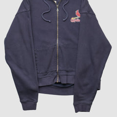 St. Louis Cardinals Gear For Sports 2010s Hooded Full Zip Sweatshirt Navy Vintage