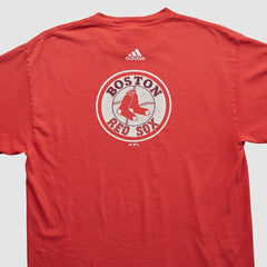 Boston Red Sox Adidas 2000s T-shirt Red Vintage