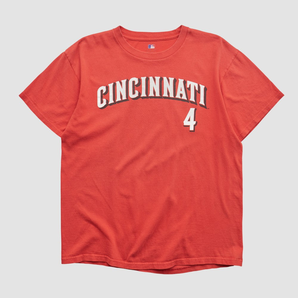 Cincinnati Reds Majestic 2000s T-shirt Red Vintage