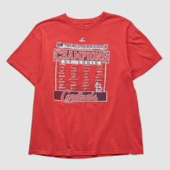 St. Louis Cardinals Majestic 2011 T-shirt Red Vintage