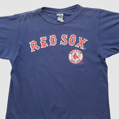 Boston Red Sox Cotton 2000s T-shirt Navy Vintage