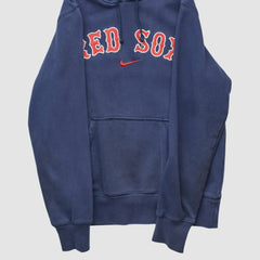 Boston Red Sox 2010s Hooded Pullover Sweatshirt Navy Vintage | Nike