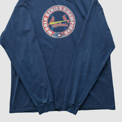 St. Louis Cardinals Gildan 2006 Long Sleeve T-shirt Navy Vintage