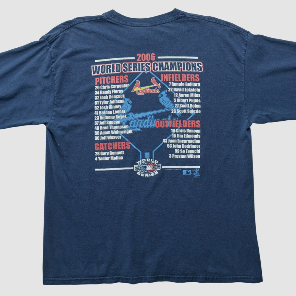 St. Louis Cardinals Gildan 2006 Long Sleeve T-shirt Navy Vintage
