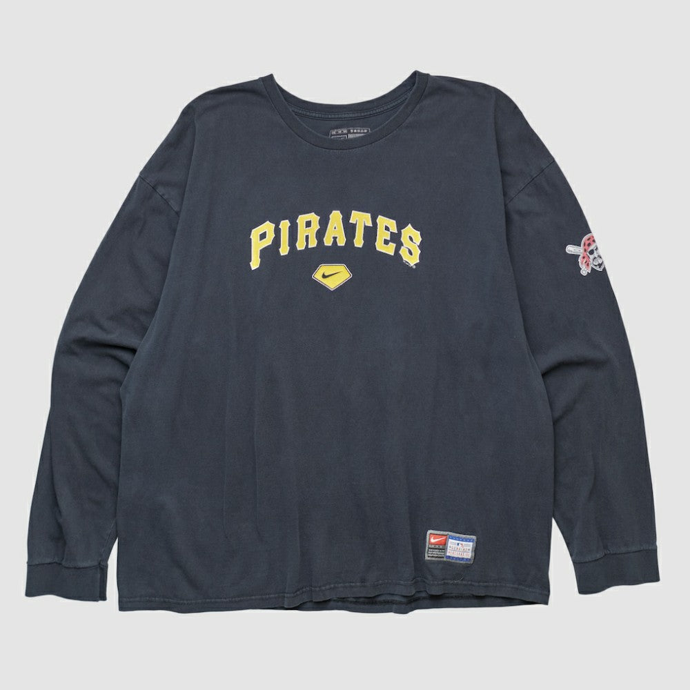Pittsburgh Pirates 2000s Long Sleeve T-shirt Navy Vintage | Nike