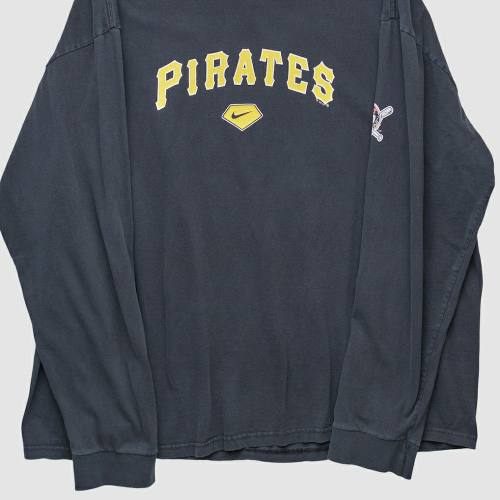 Pittsburgh Pirates 2000s Long Sleeve T-shirt Navy Vintage | Nike