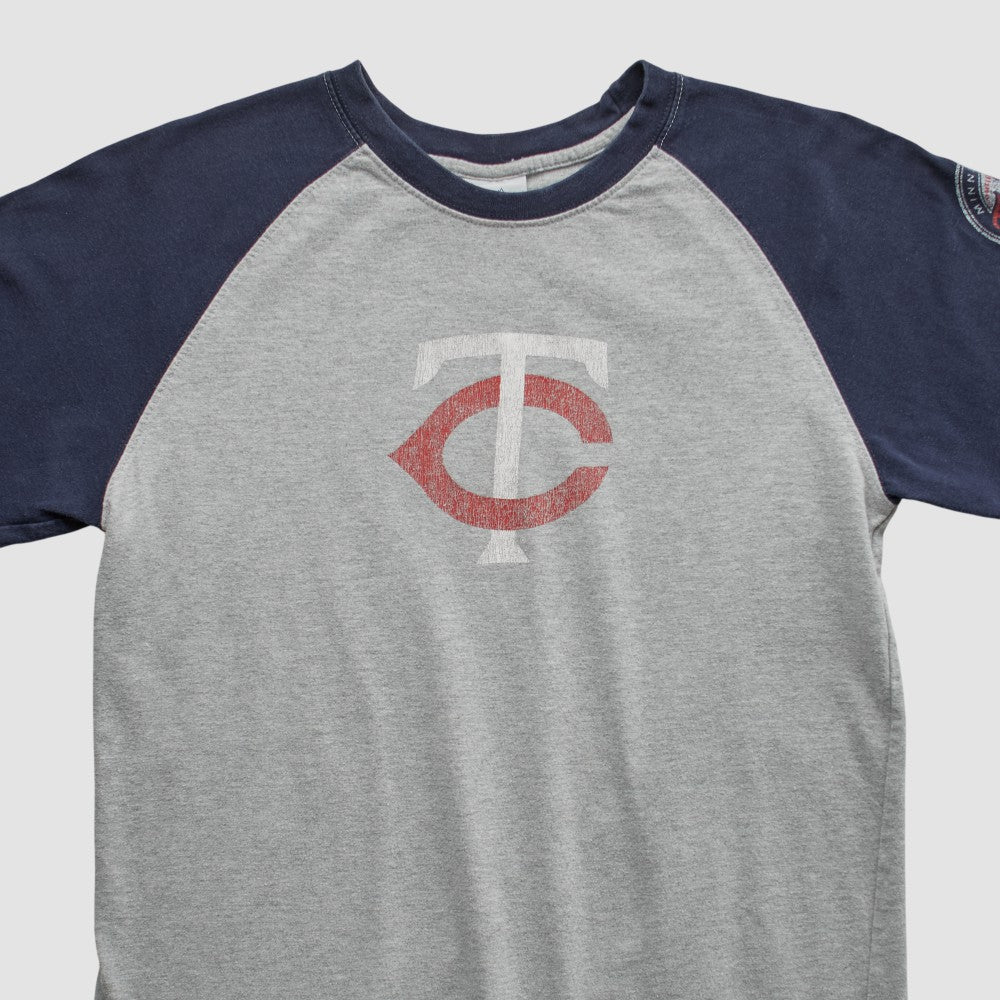 Minnesota Twins Majestic 2000s T-shirt Heather Gray Vintage
