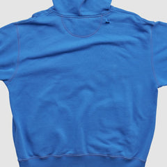 Chicago Cubs Majestic 2000s Hooded Pullover Sweatshirt Blue Vintage