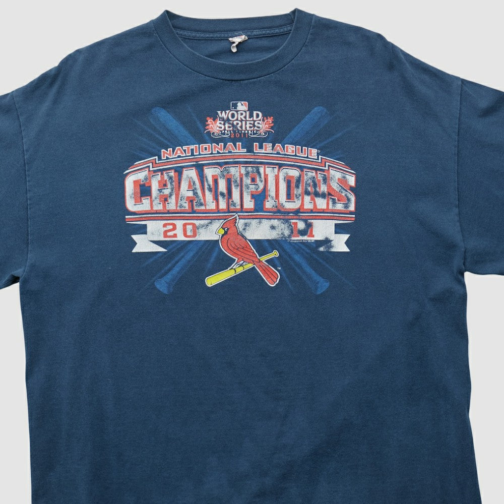 St. Louis Cardinals Alstyle 2011 Long Sleeve T-shirt Navy Vintage