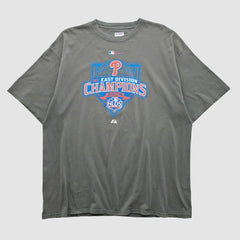 Philadelphia Phillies Majestic 2009 T-shirt Gray Vintage